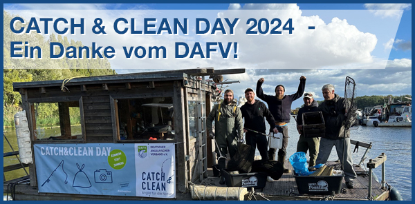 CATCH &amp; CLEAN DAY 2024 – der DAFV sagt Danke!